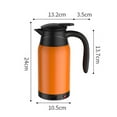 thumbnail image 5 of SPRING PARK Car Electric Kettle Portable Digital Display Stainless Steel Lightweight Boiling Water Cup for Travel, 5 of 7