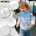thumbnail image 6 of Uorisanigo Girls Crewneck Ruffle Sleeve Sweatshirt Fall Fashion Pullover Sweaters Casual Blue Dragon Print T-Shirts Toddler Sweatshirt Tops 1-8 Years, 6 of 7