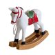 thumbnail image 5 of Estatua de caballo navideña, decoración de mesa, adorable obra de arte, recuerdos de fiesta, vacaciones Blanco, 5 of 9