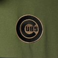 thumbnail image 4 of Men's Levelwear Olive Chicago Cubs Delta Sector Raglan Polo, 4 of 4