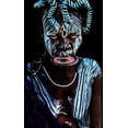 thumbnail image 2 of Damico, Giuseppe 10x14 White Modern Wood Framed Museum Art Print Titled - Mursi Woman, 2 of 4