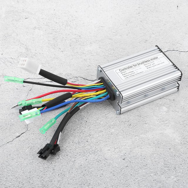 Cergrey Electric Bicycle Controller,E‑Bike Conversion Accessory,E‑Bike Conversion Accessory 6 Tube 36/48V KT‑17A All Normal Heads Rectangula Controller