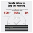 thumbnail image 5 of Petit Enregistreur Vocal Longue Distance Enregistreur Son Dictaphone USB Flash Réduction de Bruit, Portable, 5 of 5