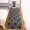 Dark Grey, variant on Hasoo Geometric Plush Shag Area Rug, White/Grey, 5' x 8'