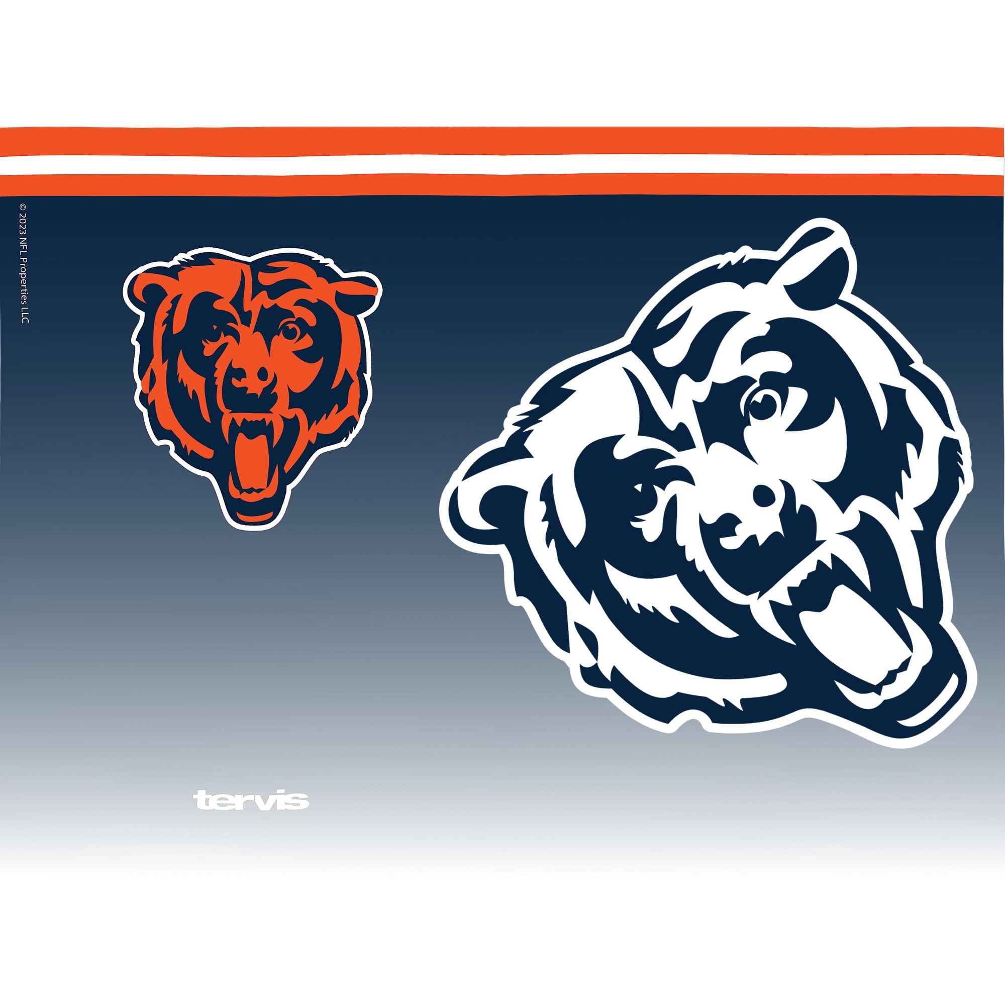 Tervis Classic Tritan NFL® Chicago Bears - Forever Fan | 24oz Classic Tumbler with Travel Lid
