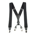 thumbnail image 4 of amagogo Adjustable Swivel Hooks Heavy Duty Casual Y Shaped Suspenders for Men Black, 4 of 9