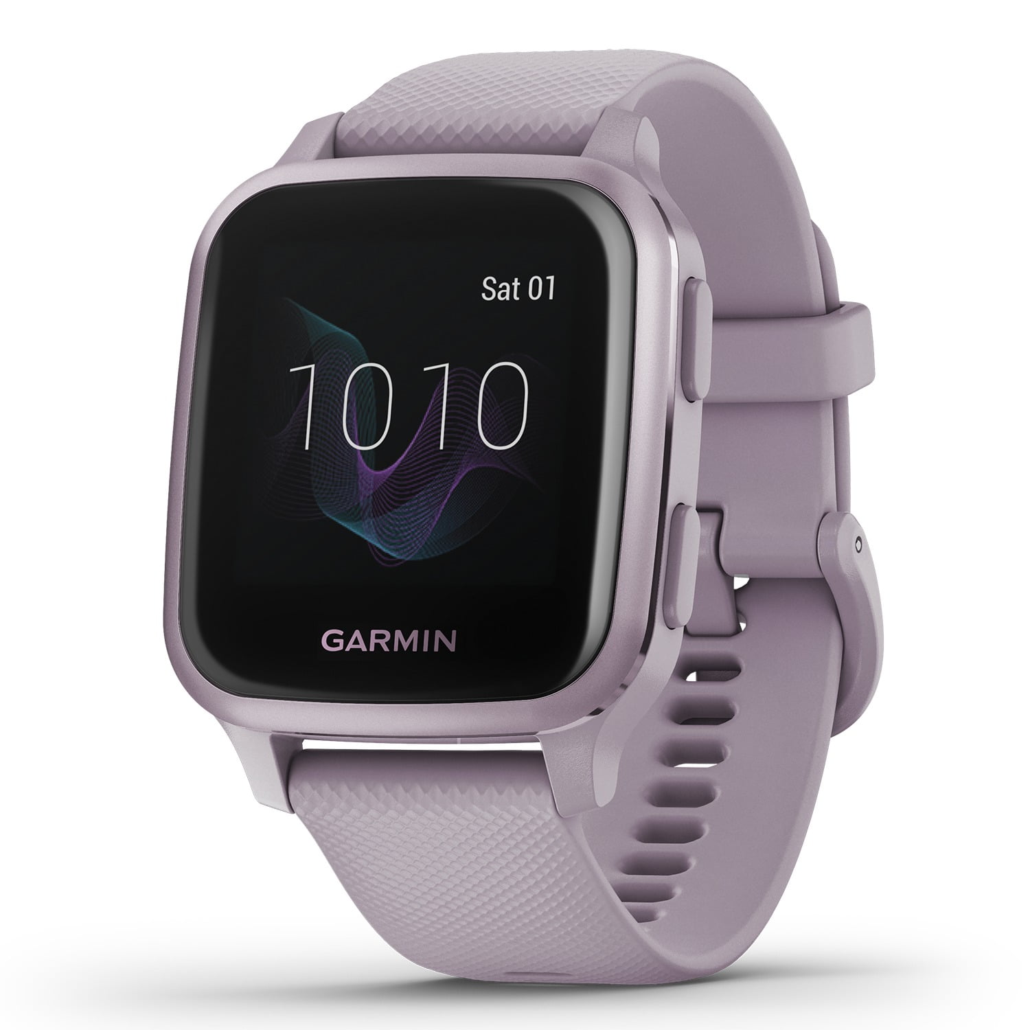 Garmin Venu Sq Music Edition - Moss - sport watch with band - silicone -  moss - wrist size: 4.92 in - 7.48 in - display 1.3 - Bluetooth, Wi-Fi,  NFC, ANT+ - 1.33 oz