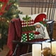 thumbnail image 5 of Herunwer Merry Christmas Gnome Decorative Throw Pillow Cover, Porch Patio Home Decor, Winter Holiday Snowflakes Polka Dot Gifts Outdoor Sofa Couch Cushion Case, 5 of 6
