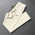 thumbnail image 5 of Men'S Baggy Sweatpants Casual Straight Leg Pants Drawstring Loose Trousers With Pockets Outdoor Twill Sport Pants, 5 of 5