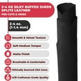 thumbnail image 3 of ELW Garment Splits Suede 2-4 oz 1-1.6mm Ruby, Pre-Cut Piece 8-10 SQ FT - Silky Buffed Leather AB Grade Cowhide - Perfect for Auto, Garments, Chaps, Bags, Vest, Aprons, Saddles, Moccasins, 3 of 9
