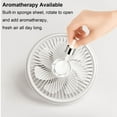 thumbnail image 5 of Vikakiooze 2023 Promotion on sale, U Rechargeable Small Ceiling Fan Portable Dimmable Outdoor Indoor Hanging Fan Desktop Night Light Mini Multi-function Fan Light, 5 of 9