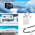 thumbnail image 3 of Roof De-Icing Cable Clips, 100 Pack Aluminum Roof Clips, 3 of 5