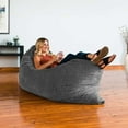 thumbnail image 4 of Jaxx Bean Bags Jaxx Floor Chenille Pillow Bean Bag Lounger Teal, 4 of 5
