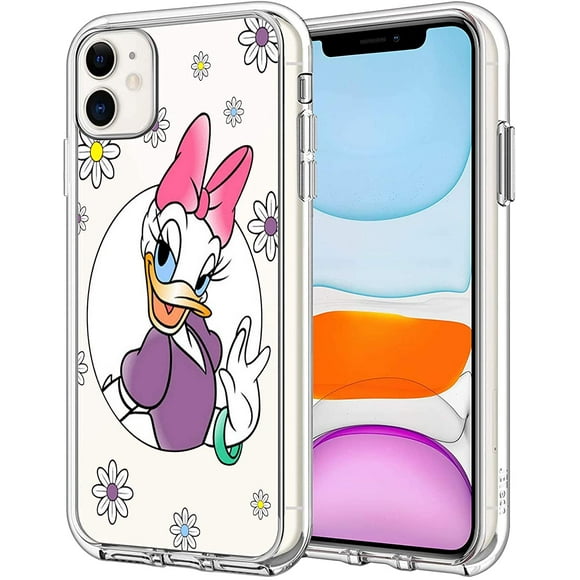 Phone Case for iPhone 11 Case, Clear Phone Case Individualized Design Cover Case (Daisy-Duck)