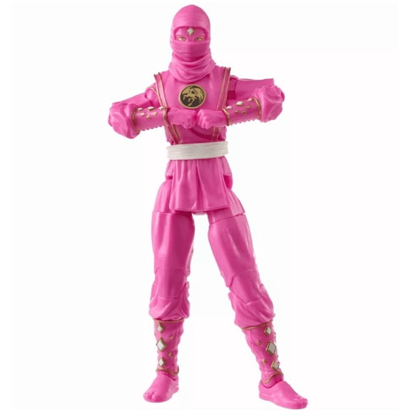 Hasbro Collectible Child Pink Ranger Action figure, Morphin Ninja, 5.60"W x 2.00"H