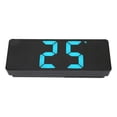thumbnail image 1 of Digital Alarm Clock, Desktop LED Mirror Clock USB Battery Powered Small Sound Activated Large Font Blue Number With Temp Display For Bedroom, 1 of 8