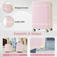 thumbnail image 4 of imerelez Hardshell Luggage Sets 4 Pieces 20"+24"+28" Luggages and Cosmetic Case Spinner Suitcase with TSA Lock Lightweight, 4 of 8