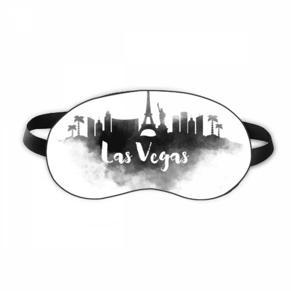 Las Vegas America Landmark Ink City Painting Sleep Eye Shield Soft Night Blindfold Shade Cover