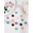 thumbnail image 1 of 30Pcs 5 Colors Alloy Enamel Pendants Clock Charms Mixed Color 17x14.5x1.7mm Hole: 1.6mm 6pcs/color, 1 of 3