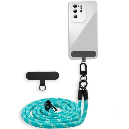 Necklace Case for Huawei MediaPad T3 8 (8.0 inch) in GREEN-YELLOW Lanyard adjustable strap