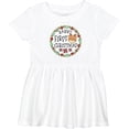 thumbnail image 3 of Inktastic Baby's First Christmas with Reindeer Girls Baby Dress, 3 of 5