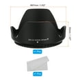 thumbnail image 2 of Unique Bargains 67mm Camera Lens Hood, Reversible Flower Lens Hood Protector with Cloth, 2 of 6