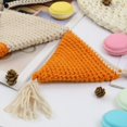 thumbnail image 4 of Bandera colgante de triángulo de punto colgada en la habitación de los niños: naranja JAMW Sencillez, 4 of 5