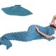 thumbnail image 1 of Manta de sirena, patrón de escamas de pescado Saco de dormir para todas las estaciones 190x90cm(74.86"x35.46) Fokelyi LL-1911, 1 of 6