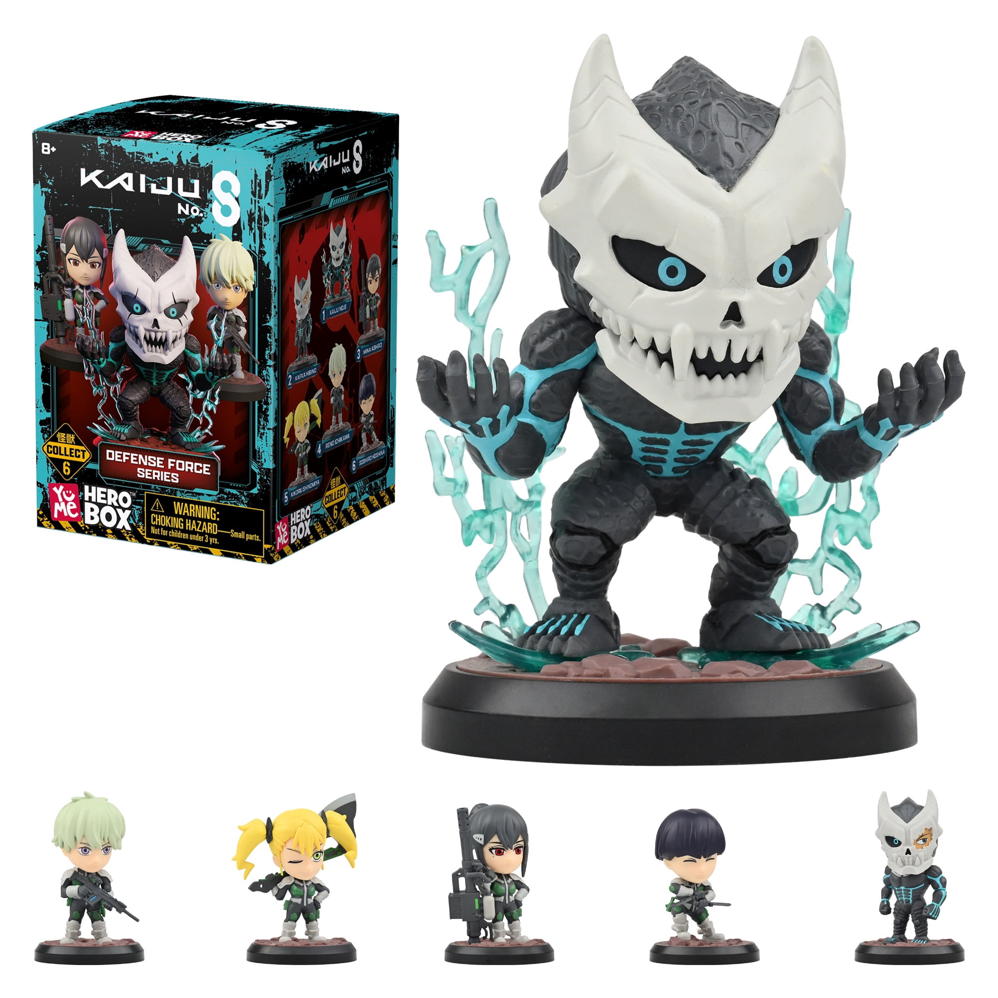 YuMe Kaiju No. 8 Combat Series Hero Box Blind Box Characters May Vary