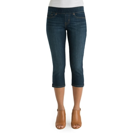Women's Elle Pull-On Capri Jeans - Walmart.com