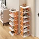 thumbnail image 2 of Nuevos estantes para zapatos, organizador de almacenamiento, estantes para zapatos desmontables, ahorra familia, estante para el hogar, estante para zapatos Simple multicapa, gabinete de Color, 2 of 4