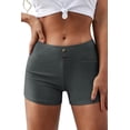 thumbnail image 1 of ABPHQTO Bañador de mujer gris con ojales en la cintura, 1 of 5