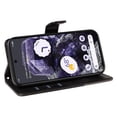 thumbnail image 2 of Allytechgroup Wallet Case for Google Pixel 9 / 9 Pro, Stylish Design PU Leather Flip Stand Cover Shell with Cards Slots Hand Wrist Protective Phone Case for Women Men, Black, 2 of 8