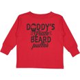 thumbnail image 3 of Inktastic Daddys Little Beard Puller Boys or Girls Long Sleeve Toddler T-Shirt, 3 of 5