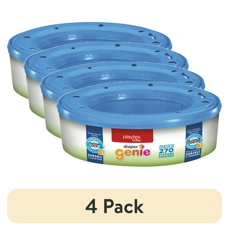 (4 pack) Baby Diaper Genie Diaper Disposal Pail System Refills 1-Pack