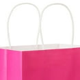 thumbnail image 4 of Hallmark 5-Pack Assorted Medium Gift Bag Bundle (Solid Red, Blue and Pink), 4 of 6