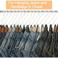 thumbnail image 3 of 12 Pack 4 Inch S Hooks for Hanging Plants,Heavy Duty S Hooks, Vinyl Coated Non Slip Clothes S Hooks, Black S Hooks Pot Rack Closet Hooks for Hanging Plants, Clothes, Kitchen Utensil, Pots, Pans, 3 of 7