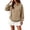 Light Brown #165, variant on Women Oversized Hoodie Long Sleeve Pullover Sweatshirt with Front Pocket Drawstring