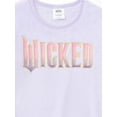 thumbnail image 2 of Wicked Girls Graphic Plush Sweatshirt with Embroidery, Sizes 4-16, 2 of 3