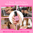 thumbnail image 5 of Morovan 7Pcs Pink Nail Polish Set with 2 IN 1 Base and Top Coat,Quick Dry Nail Polish Kit Salon Long Lasting DIY Nails Art Fingernail Polish Gifts for Women, 5 of 10
