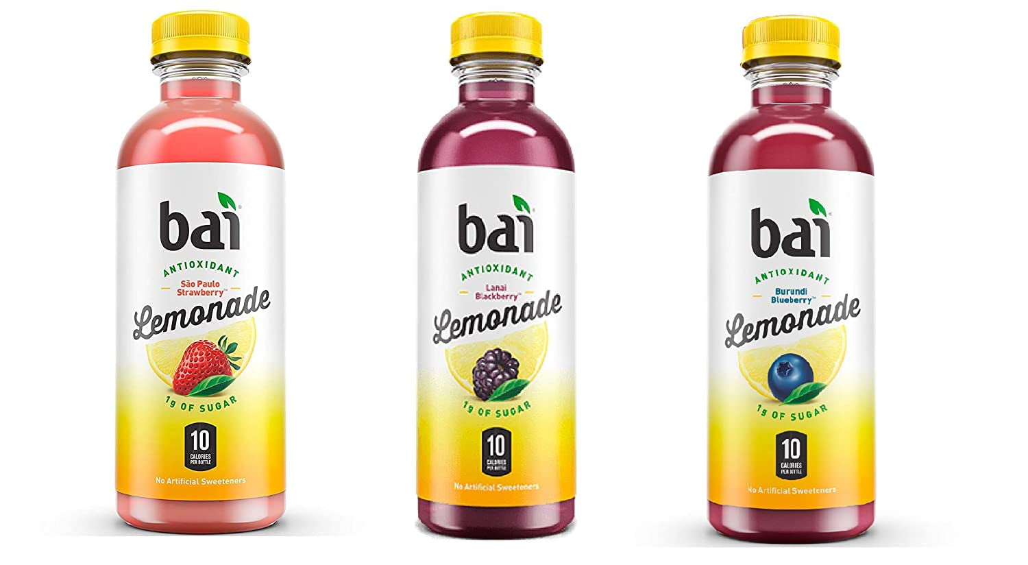 bai Lemonade Variety Pack 15 /18 Fl Oz Net Wt 270 Fl Oz