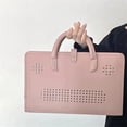 thumbnail image 4 of Housse d'Ordinateur Portable Rose avec Poignée Étui de Protection pour Ordinateur Portable, 4 of 8