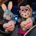 thumbnail image 3 of Adorable Plush Puppy Car Windshield & Turn Signal Decoration - Dashboard Seat Accessory, 3 of 9
