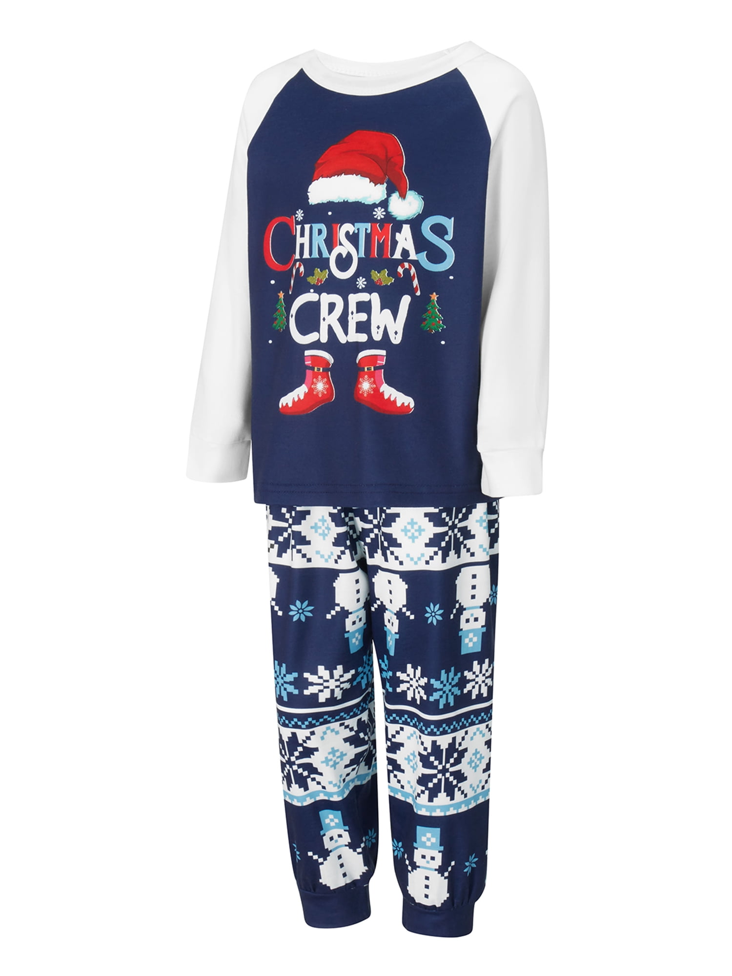 ZAXARRA Christmas Family Pajamas Holiday Christma Pajama Family Matching Pjs Set Sleepwear Xmas Jammies