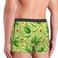 thumbnail image 4 of Bingfone Green Avocado Men's Underwear - Casual Stretch Boxer Briefs-X-Large, 4 of 7