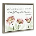 thumbnail image 4 of Stupell Industries Faith Hope Love Floral Religious Painting Brown Floater Framed Art Print Wall Art, 31 x 25, 4 of 10