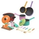 thumbnail image 3 of Accesorios de juguetes de cocina, juguetes de cocina, regalo de cumpleaños con ollas y sartenes, simulación para niños y niñas, niños pequeños de 3, 3 of 8