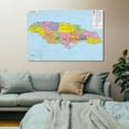 thumbnail image 3 of Jamaica Map Posters Wall Art Poster Gifts Bedroom Prints Home Decor Hanging Picture Canvas Painting Posters 12x18inch(30x45cm), 3 of 6