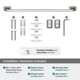 thumbnail image 5 of Amerock Highland Ridge Brushed Nickel 24 inch (610mm) Towel Bar, 5 of 8