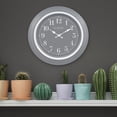 thumbnail image 5 of La Crosse Clock 18-inch Louisa Gray Quartz Analog Wall Clock, 404-3846, 5 of 5